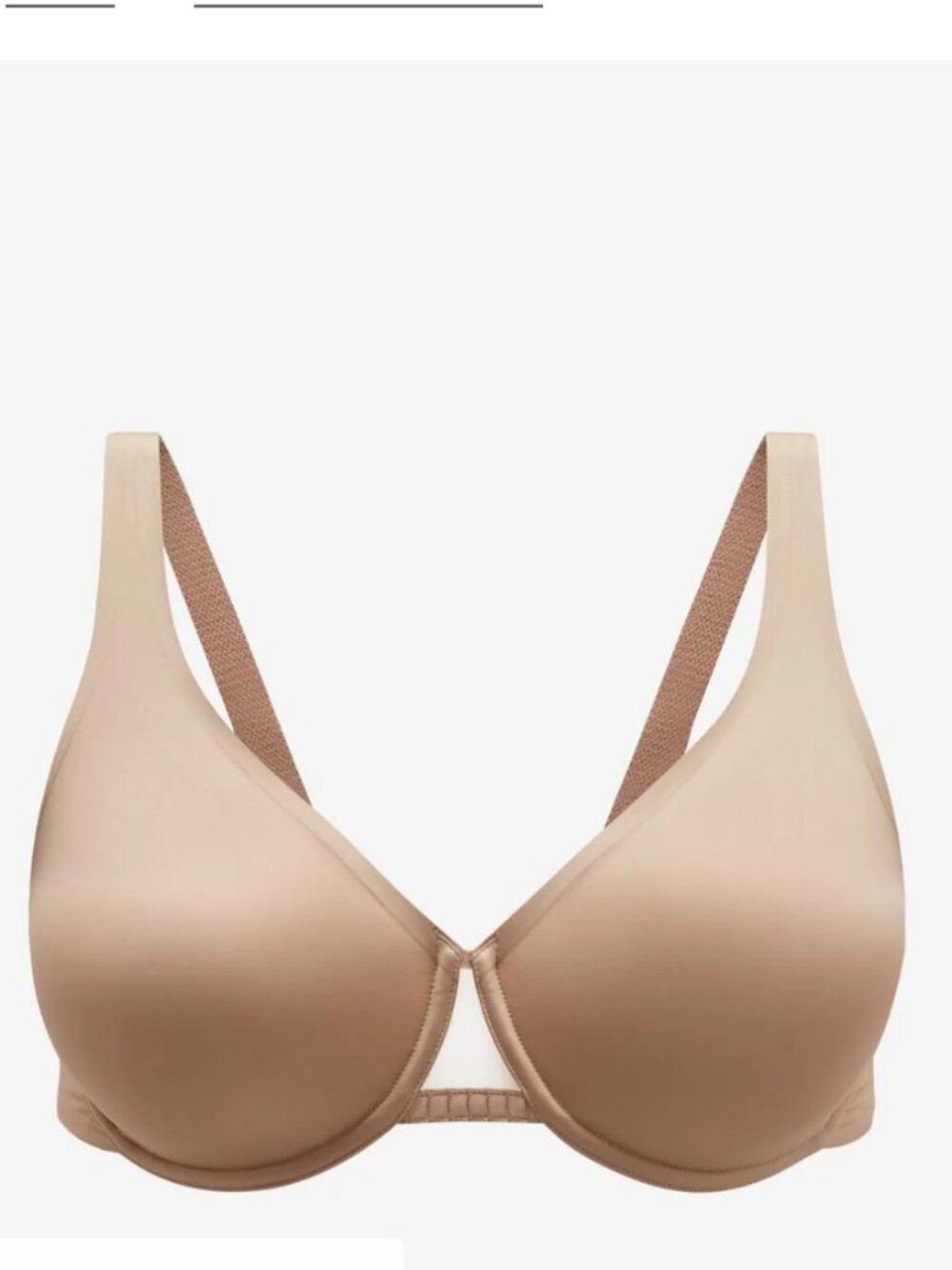 THIRDLOVE 24/7 Classic Unlined Minimizer Bra Taupe Nude 36F